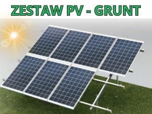 Zestaw fotowoltaiczny gruntowy (od 4,1kW)