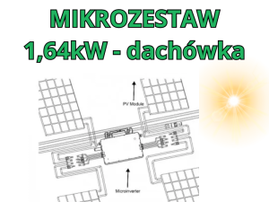 Mikrozestaw 1,64kW dachówka (do rozbudowy instalacji)