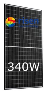 Moduł 340W - RISEN ENERGY RSM 120-6-340M MONO Half Cut Srebrna Rama