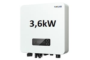 Falownik SOFAR  3.6KTLM-G3 Jeden fazowy 2xMPPT